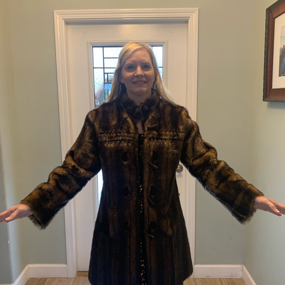 Womans Reversable Suede Jacket. Winter Coat, Wint… - image 7